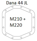 Dana 44 JL und JL Rubicon (M210 + M220)